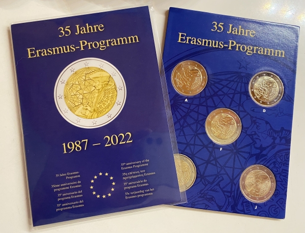 2 Euro 2022 Deutschland Erasmus